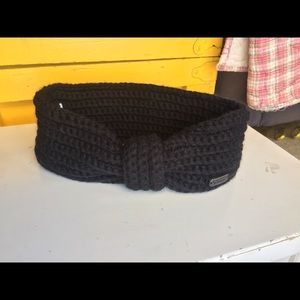 Vans black knitted headband