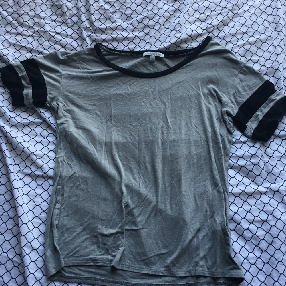 Gray Striped Shirt