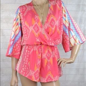 Elan brand patterned romper