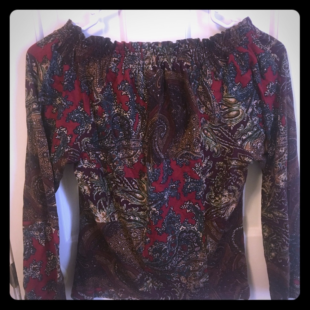 Off shoulder blouse