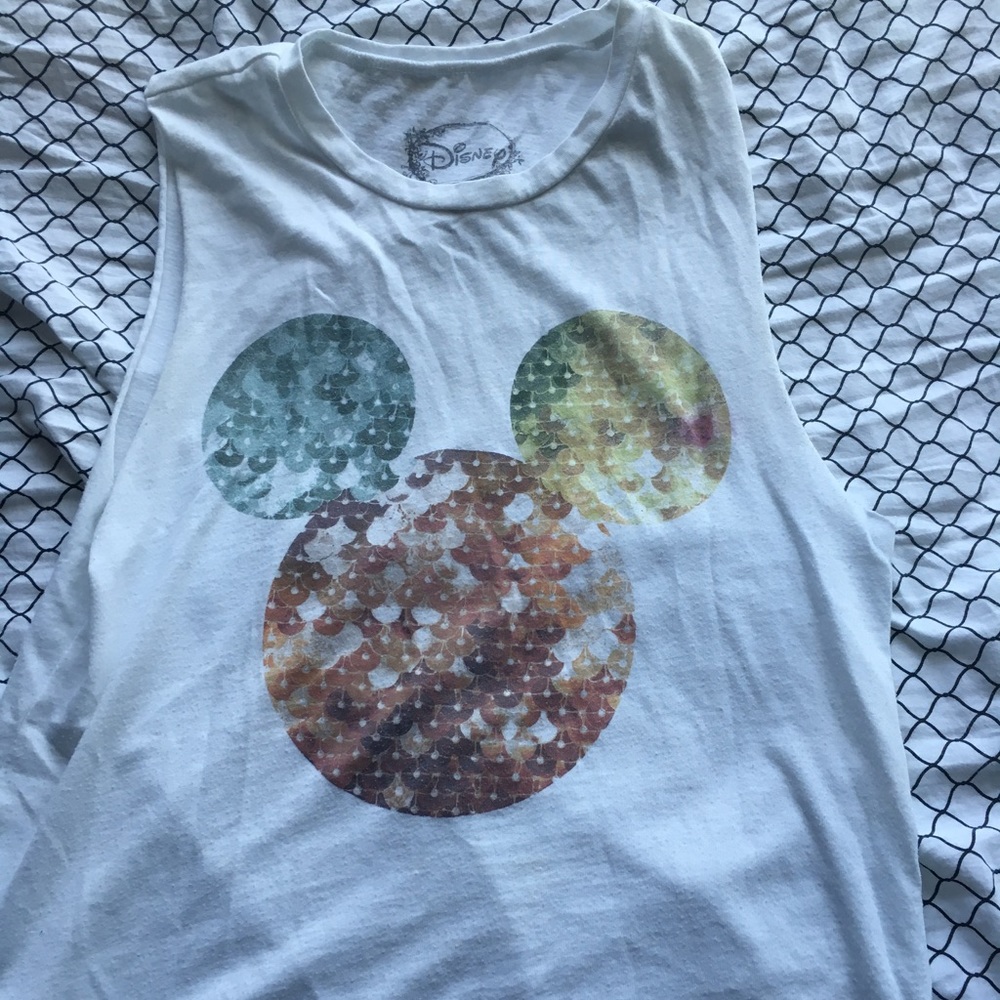 Disney Glitter Muscle Tank
