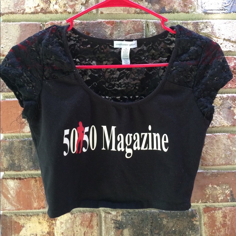 Lace crop top