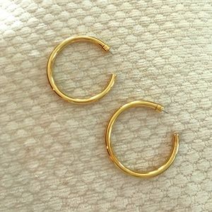 Michael Kors Gold Hoop Earrings