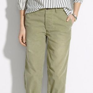 Madewell Cropped Rivington Trousers