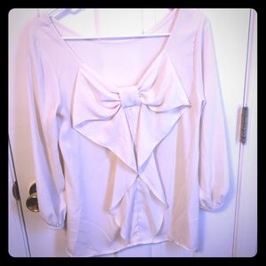 Off white cream colored blouse