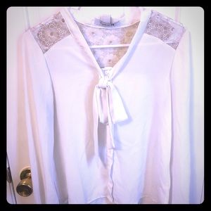 Cream colored blouse