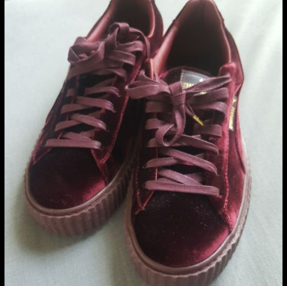 Fenti Burgundy Puma Creepers