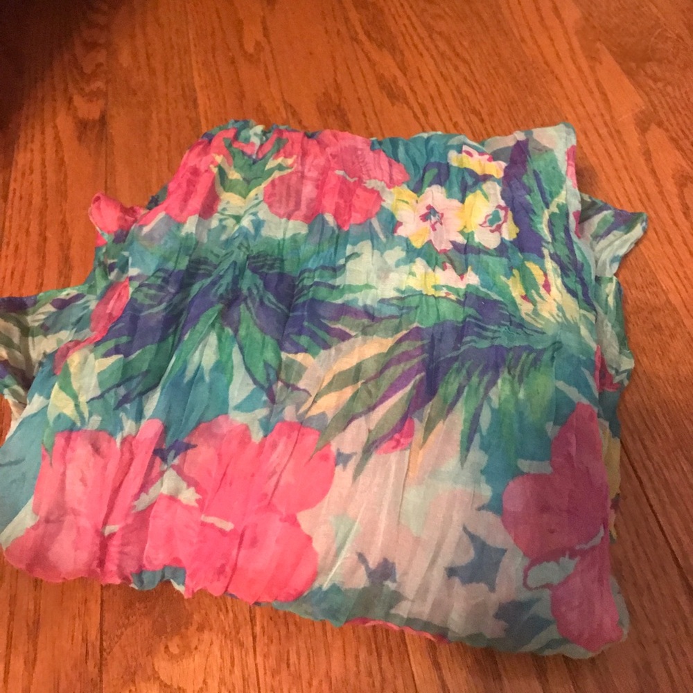 Floral scarf