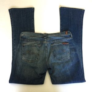 7 For All Mankind Rocker Bootcut stretch Jeans 30