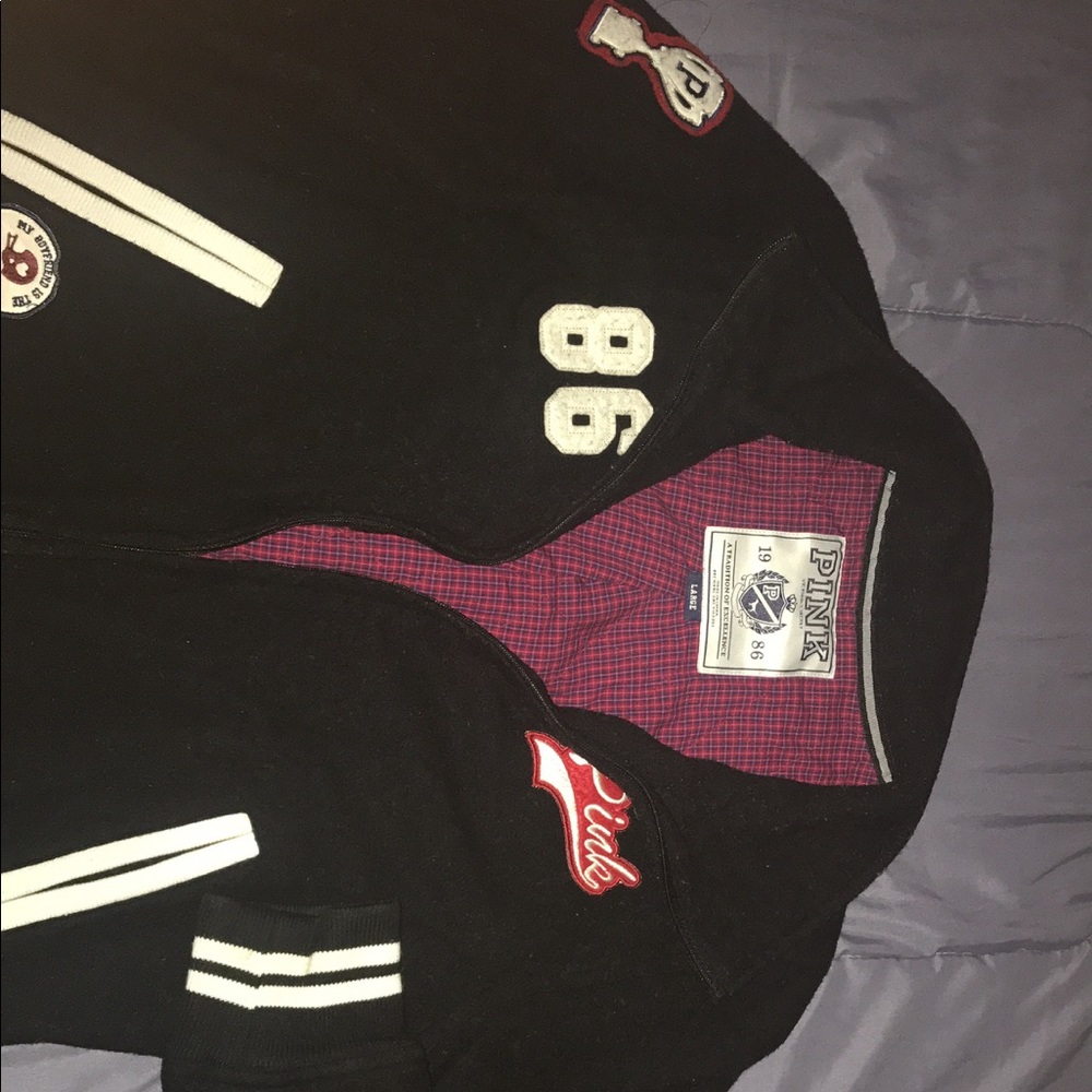Victoria secret pink varsity jacket