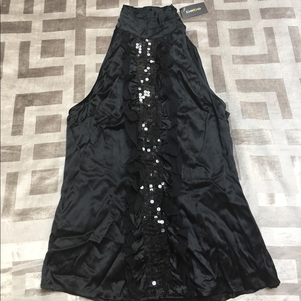 Kerri lace black Bebe top