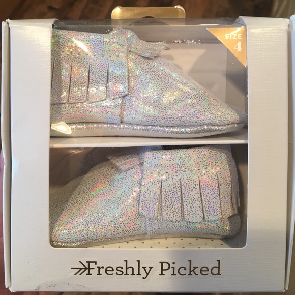 holographic baby shoes