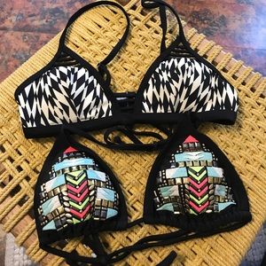 Lot of 2 Xhilaration Bikini tops Size XS