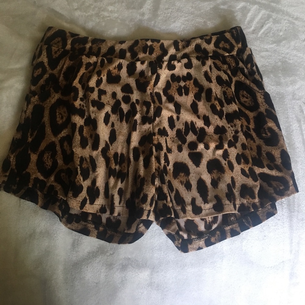 Animal Print Shorts