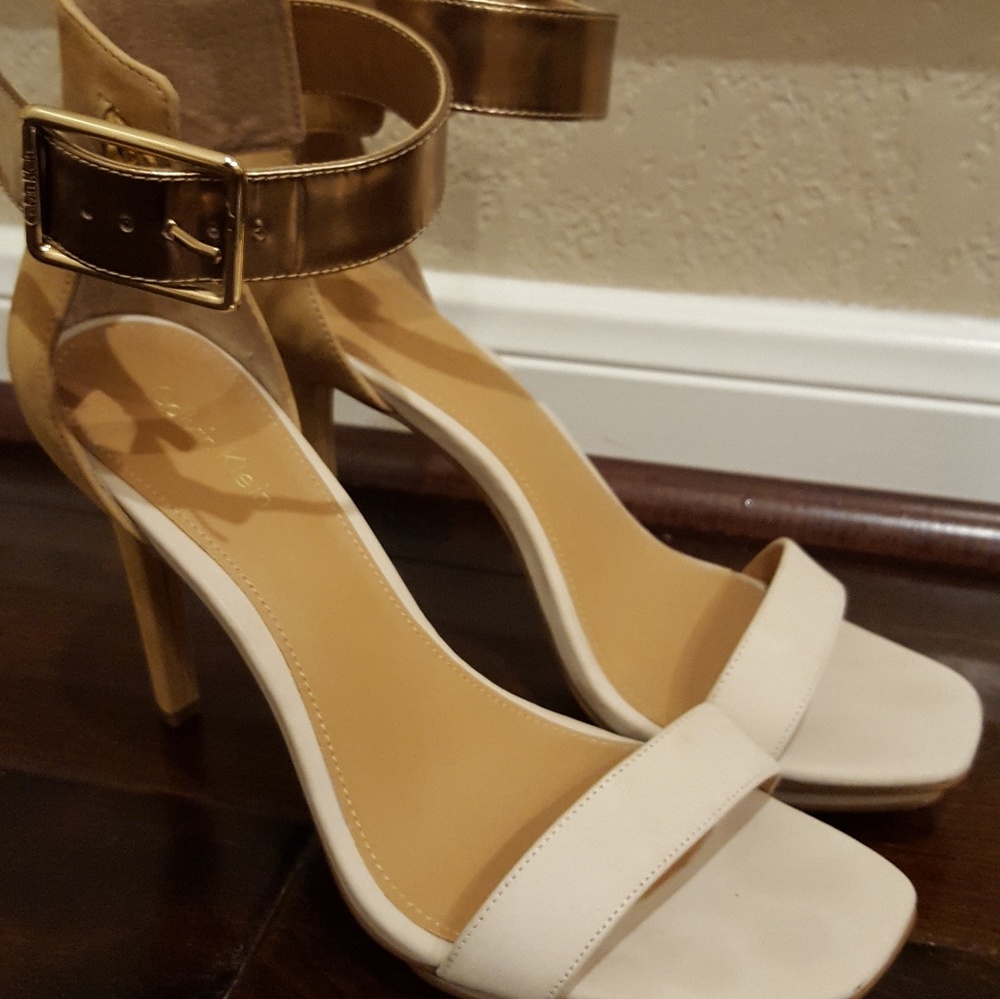 Calvin Klein heels with strap