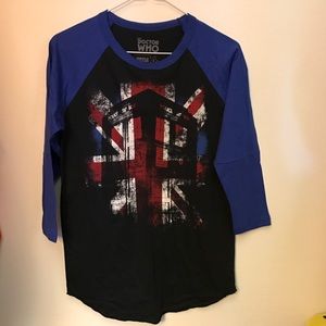 Doctor Who three quarter sleeve tshirt