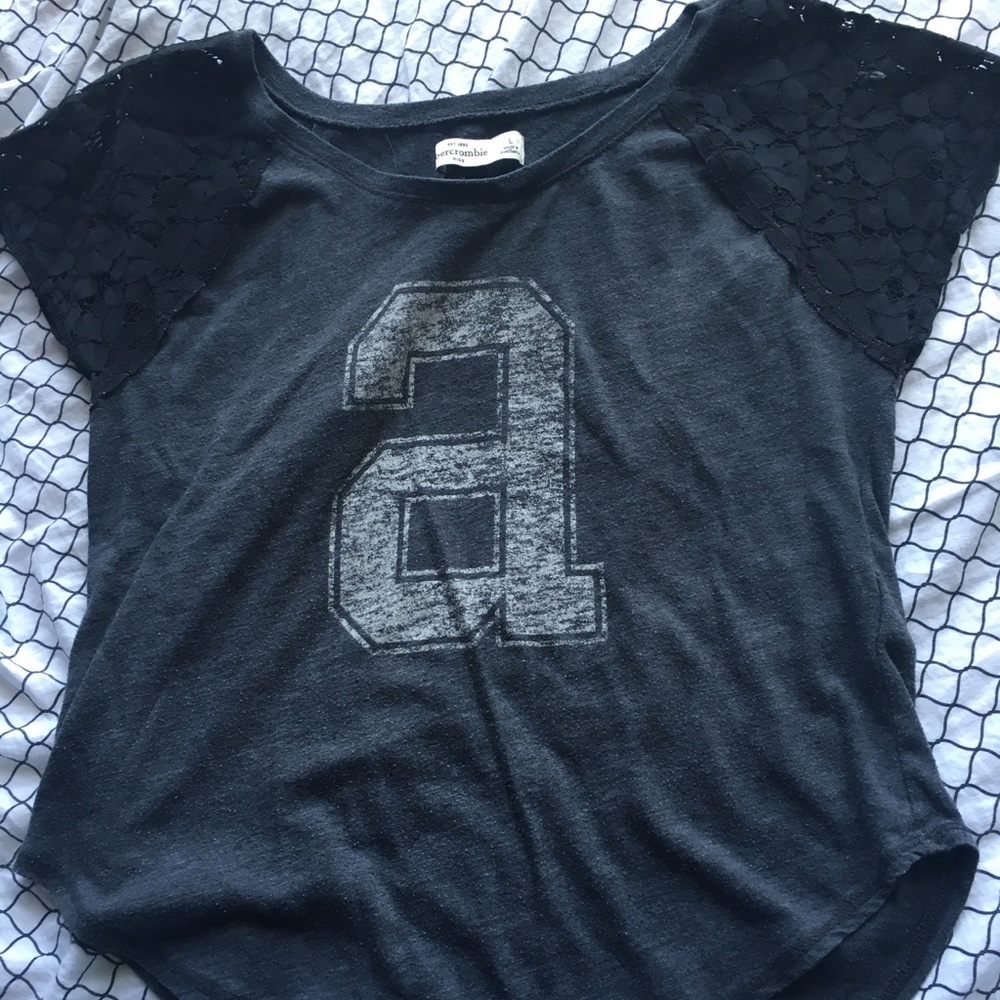 'A' Baseball Lace Tee