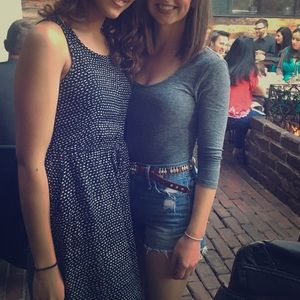 Aritzia TNA esker bodysuit s gray