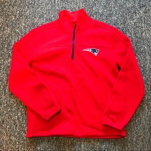 Red Patriots thermal fleece pullover