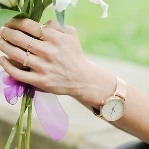 timex fairfield rose gold