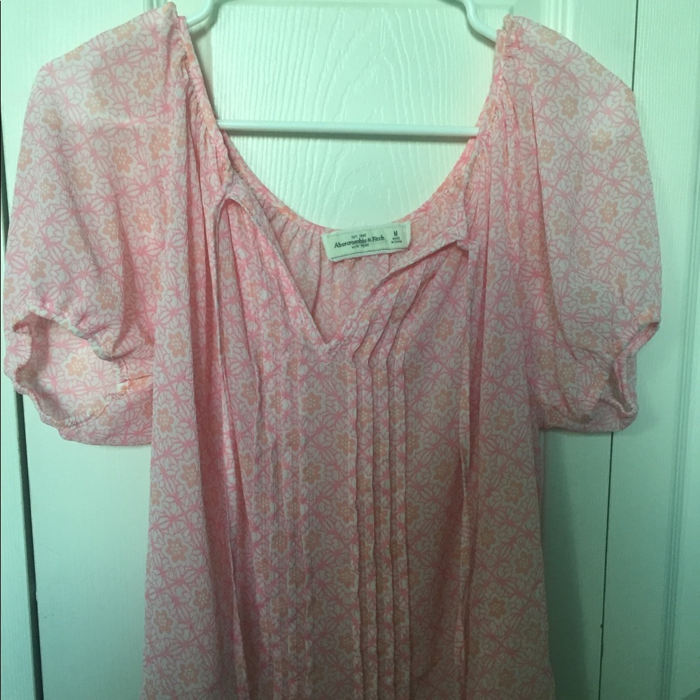 Abercrombie blouse with flowers