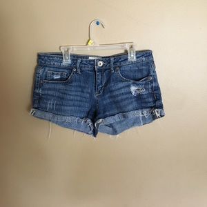 Aeropostale distressed shorts