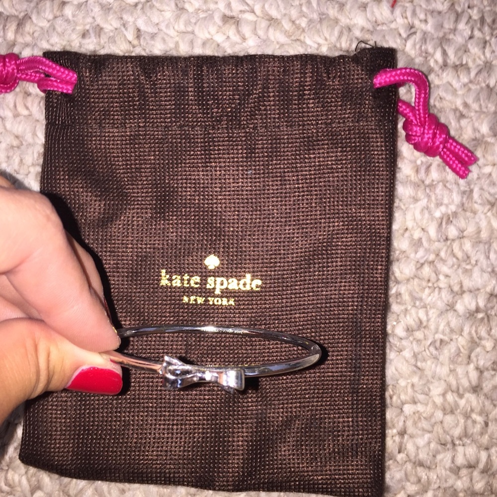Kate Spade Silver Bow Bangle