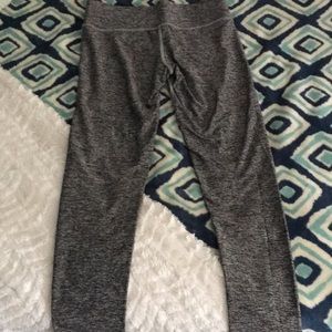 Heather Gray PINK leggings