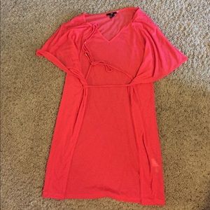 H&M pink swim suit cover-up