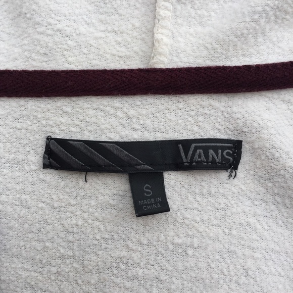 VANS Women's Grey Zebra Patterned Hoodie - Picture 4 of 4