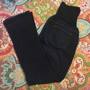 Maternity jeans, indigo blue. XL