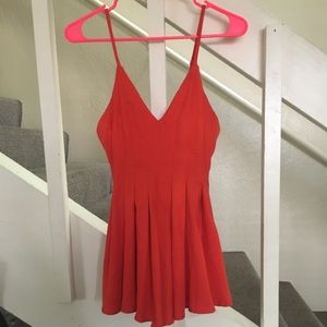 Blood orange romper