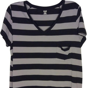 a.n.a. Grey & Black Striped 2x