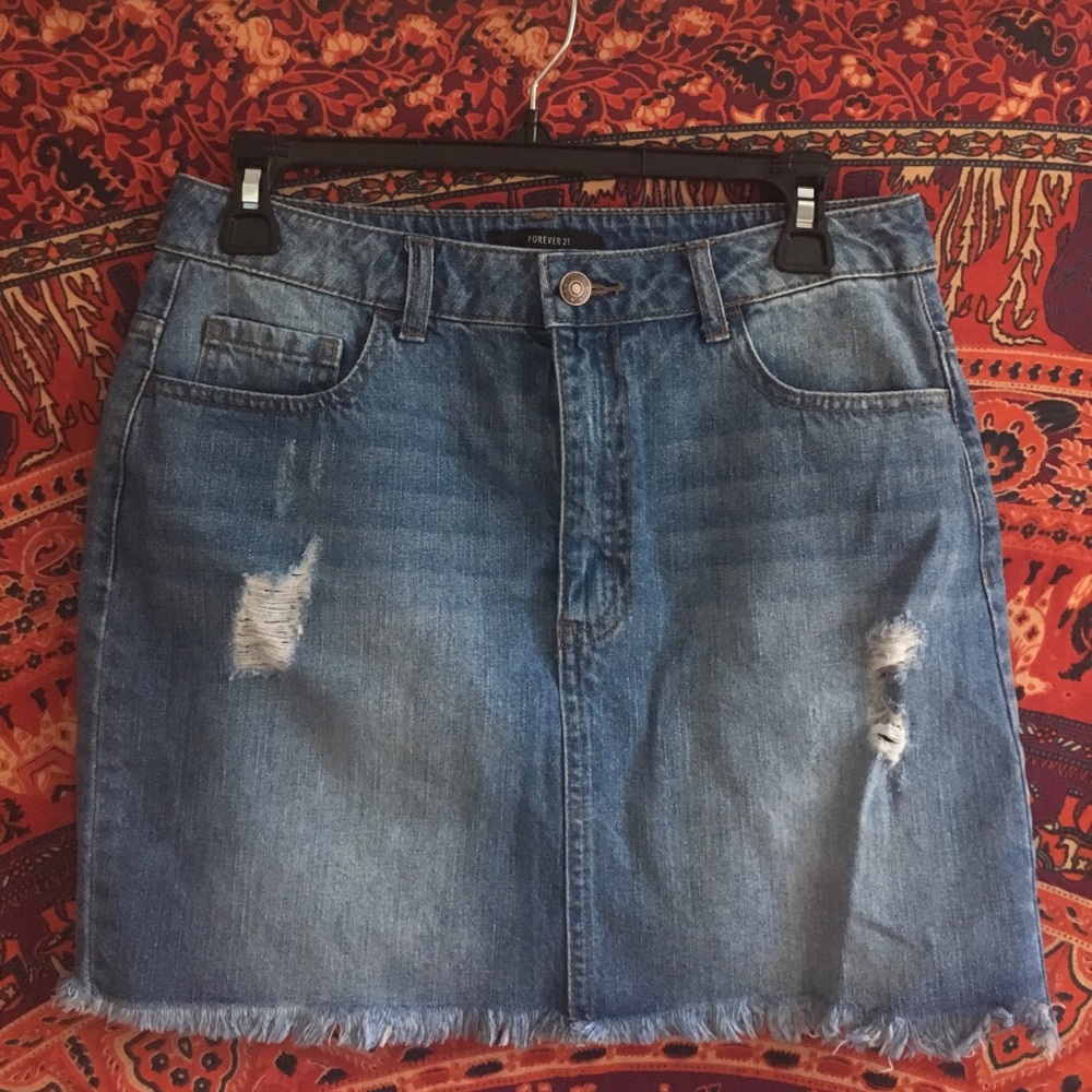 Forever 21 jean skirt