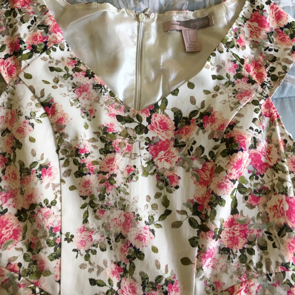 Flower print dress