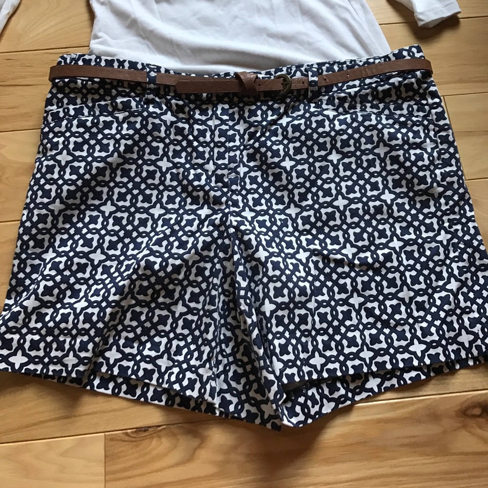 JCREW PRINTED SHORTS