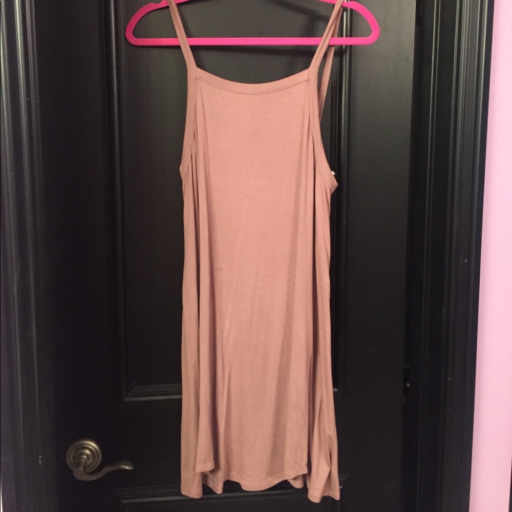 Mauve tshirt dress