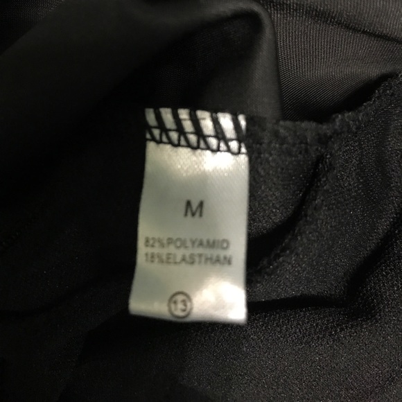 Behind Hemlines • NWT • B/W Off Shoulder One-Piece - Picture 2 of 3