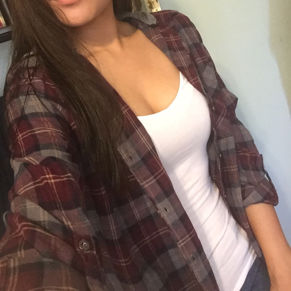 Flannel with detachable hood. New without tags.