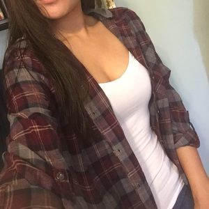 Flannel with detachable hood. New without tags.