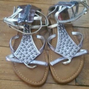 Silver Sandals
