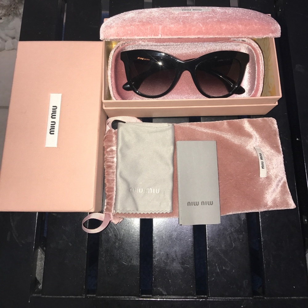 !!!SOLD!!! MIU MIU Black Swarovski Crystal