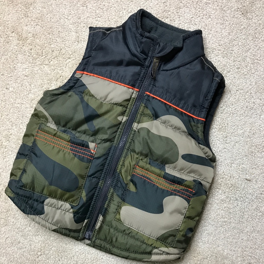 Baby Fleece lined Camo vest