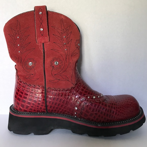 red gator boots