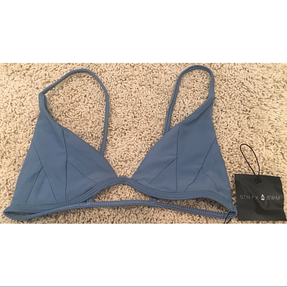NWT Stone Fox Swim Isla Top in Breeze