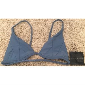 NWT Stone Fox Swim Isla Top in Breeze