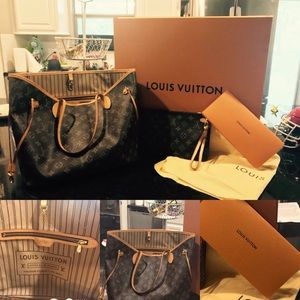 Louis Vuitton -MM NM Beige interior