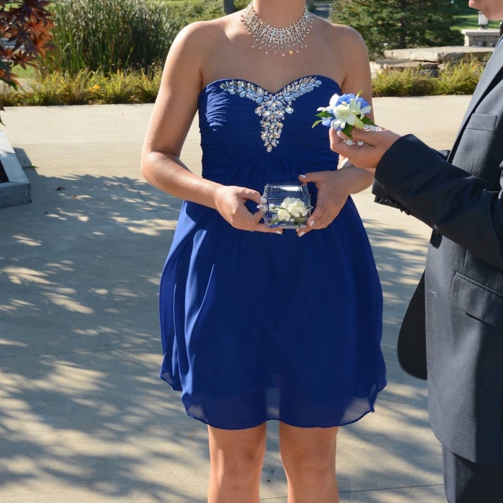 Short Royal Blue Homecoming/Formal Dress
