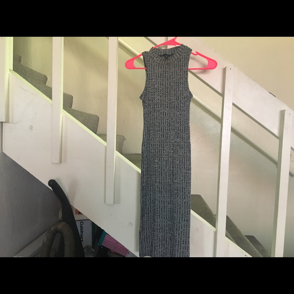 Grey turtle neck bodycon