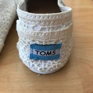 Never Worn White Lace Toms
